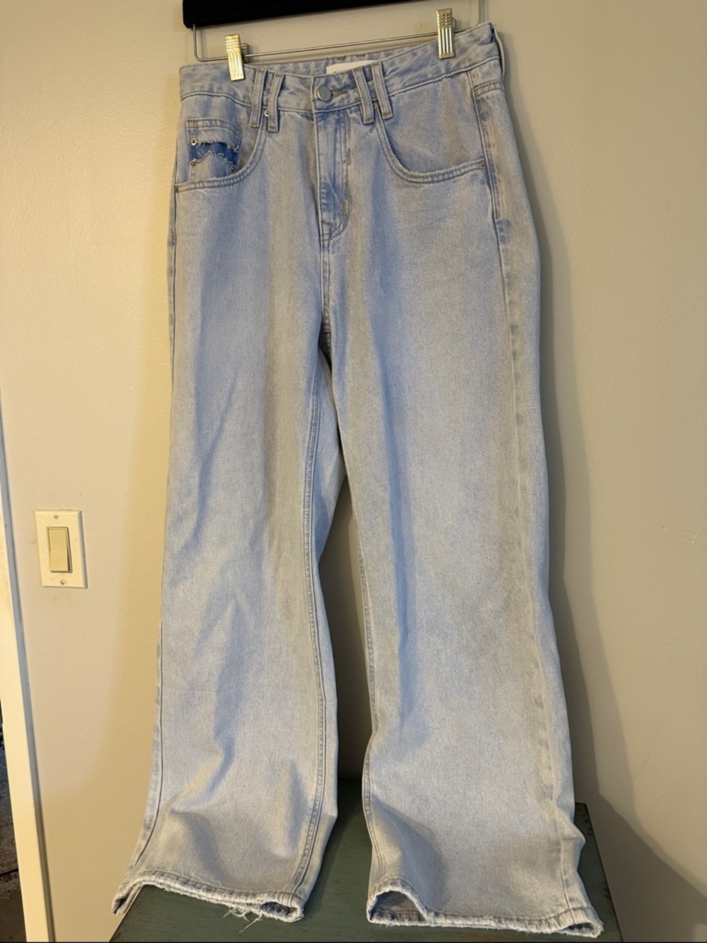 Light Wash Wide Leg Jeans